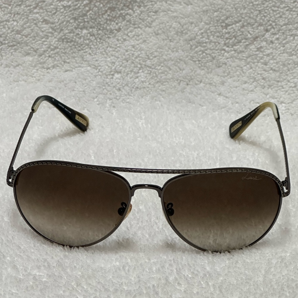 Lanvin sunglasses SLN 003 60/15 K20X 135 Gunmetal Gradient Green